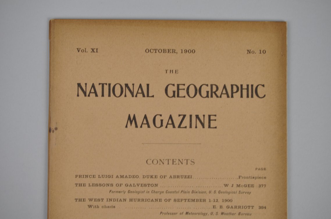 Vol. XI No.10 – October 1900 National Geographic, photo 3 of 3