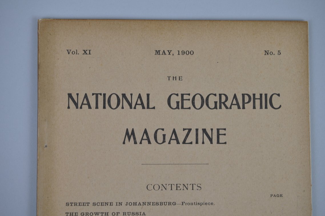 Vol. XI No.5 – May 1900 National Geographic, photo 3 of 3