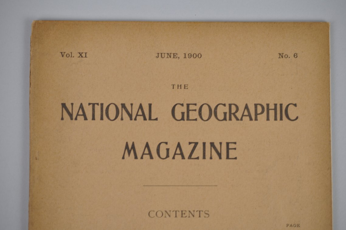 Vol. XI No.6 – June 1900 National Geographic, photo 3 of 3