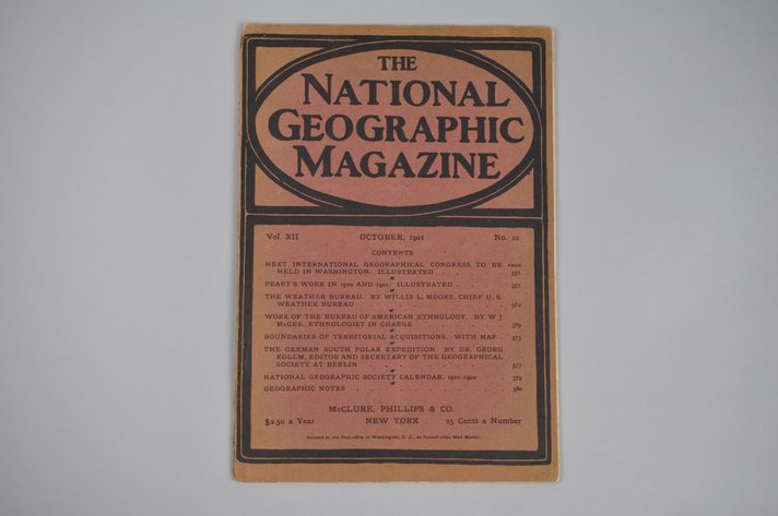 Vol. XII No.10 – October 1901 National Geographic