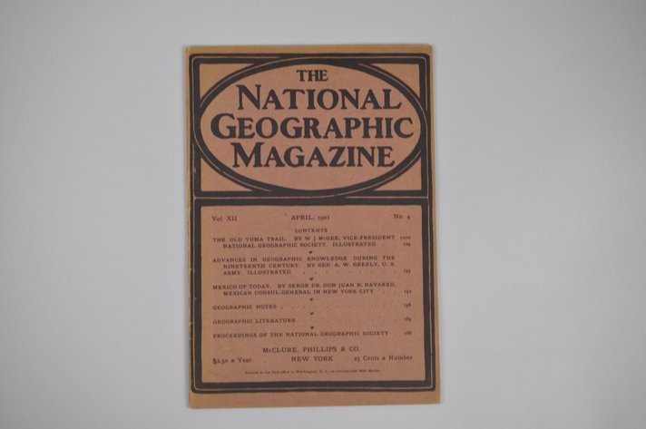 Vol. XII No.4 – April 1901 National Geographic