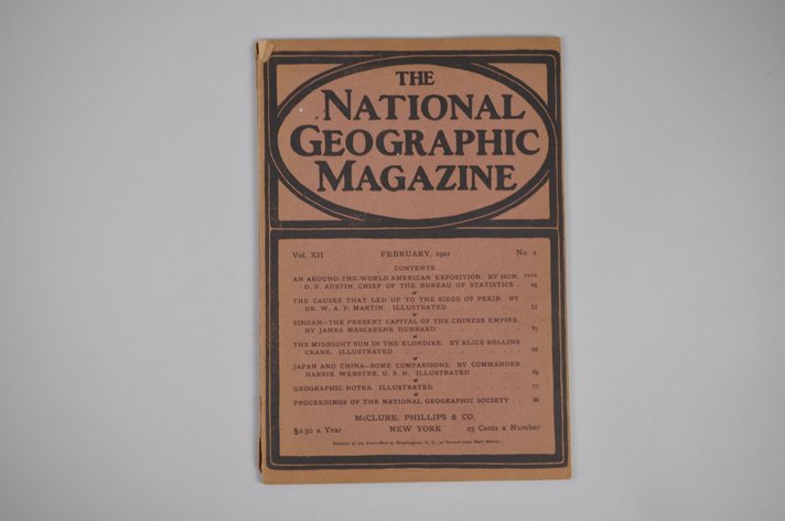 Vol. XII No.2 – February 1901 National Geographic