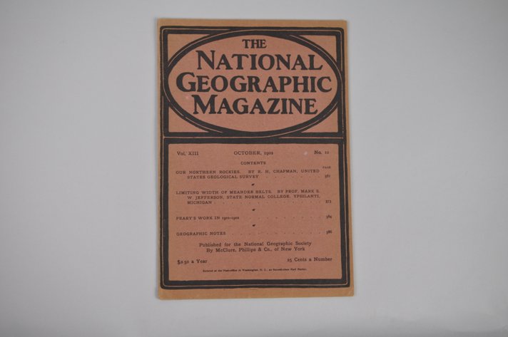 Vol. XIII No.10 – October 1902 National Geographic