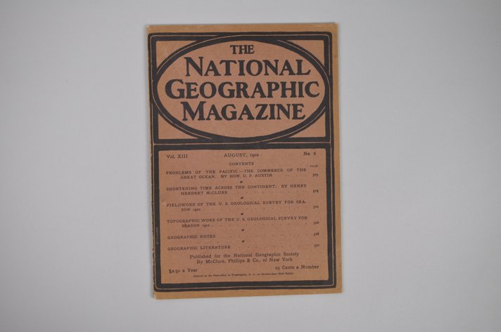 Vol. XIII No.8 – August 1902 National Geographic