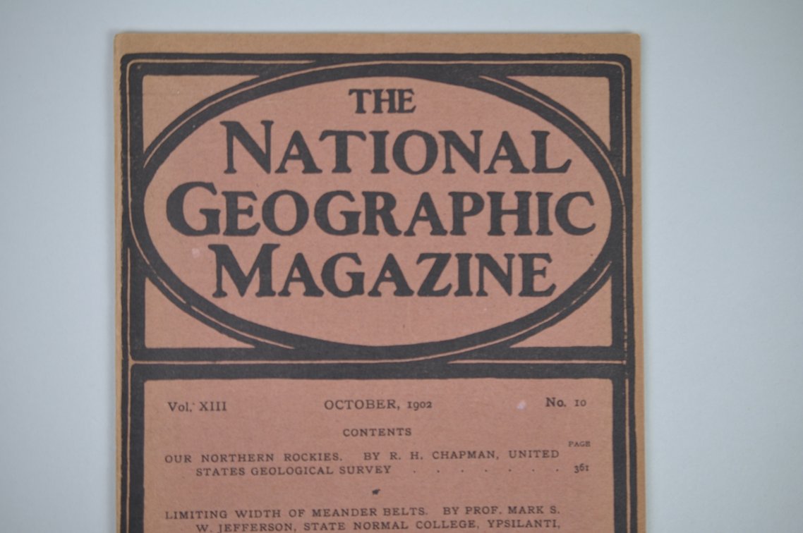 Vol. XIII No.10 – October 1902 National Geographic, photo 3 of 3