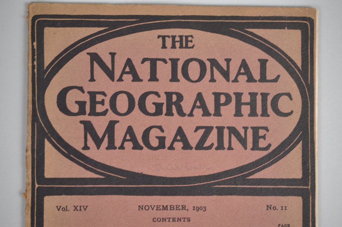 Vol. XIV No.11 – November 1903 National Geographic, photo 3 of 3