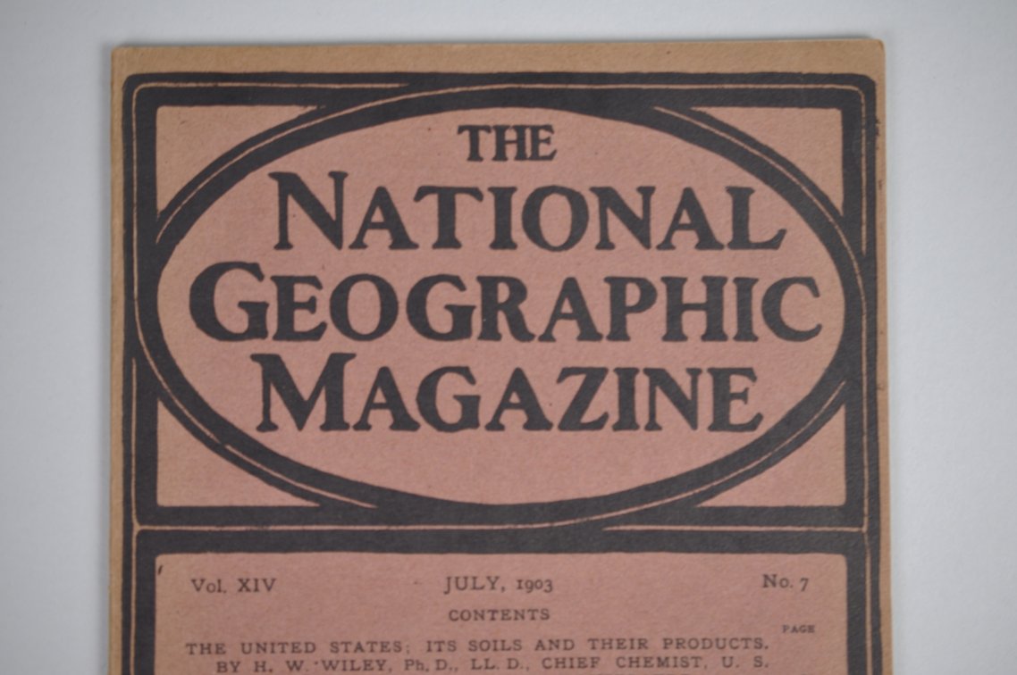 Vol. XIV No.7 – July 1903 National Geographic, photo 3 of 3