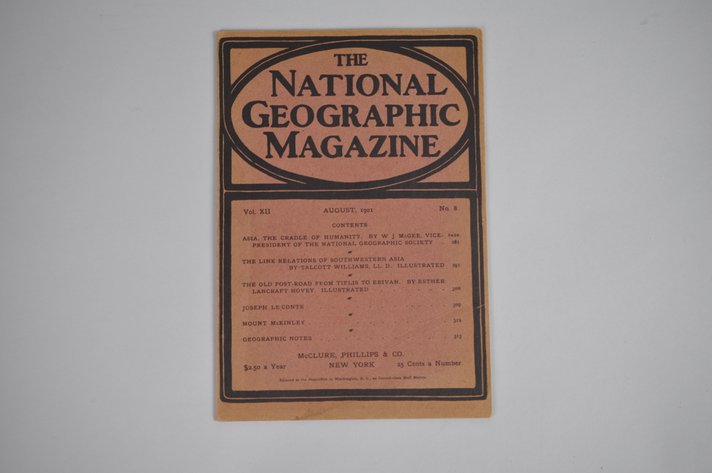 Vol. XII No.8 – August 1901 National Geographic