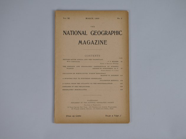 Vol. XI No.3 – March 1900 National Geographic