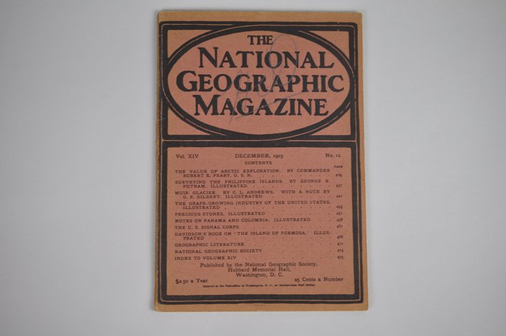 Vol. XIV No.12 – December 1903 National Geographic