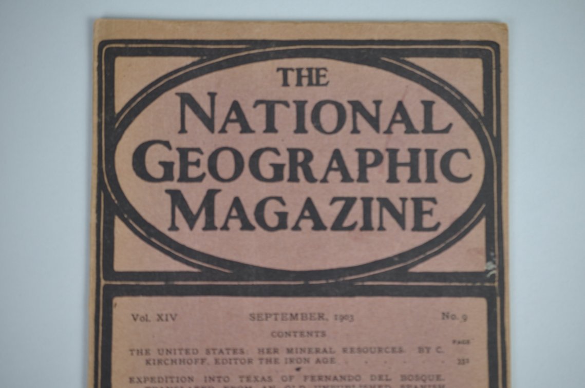 Vol. XIV No.9 – September 1903 National Geographic, photo 3 of 3