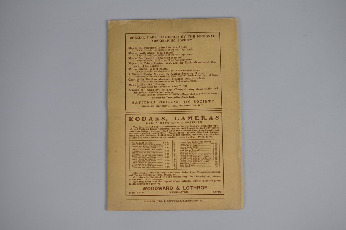 Vol. XV No.1 – January 1904 National Geographic, photo 2 of 3