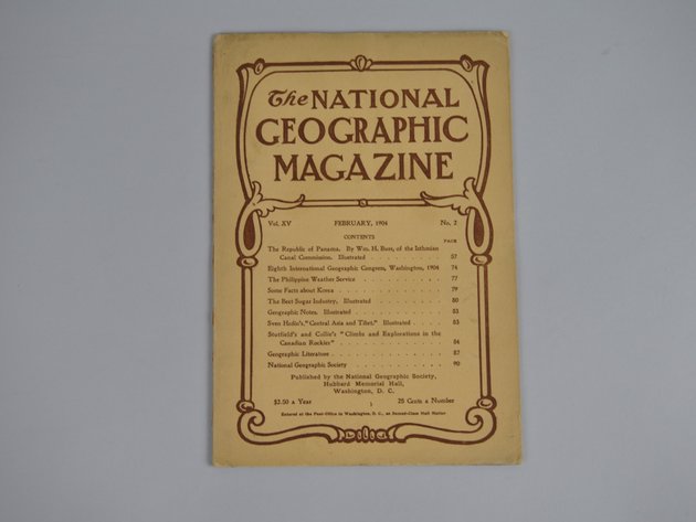 Vol. XV No.2 – February 1904 National Geographic