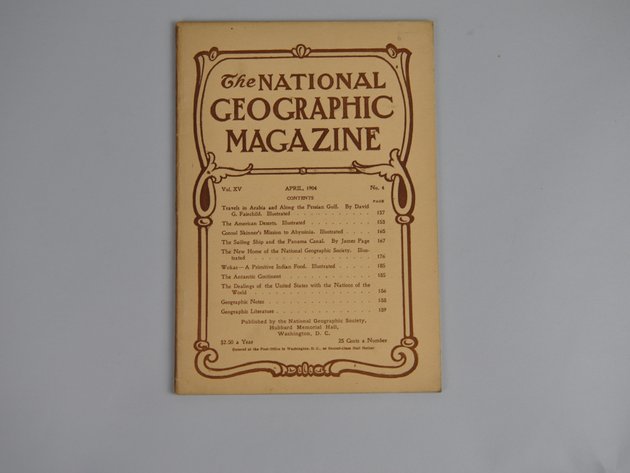 Vol. XV No.4 – April 1904 National Geographic