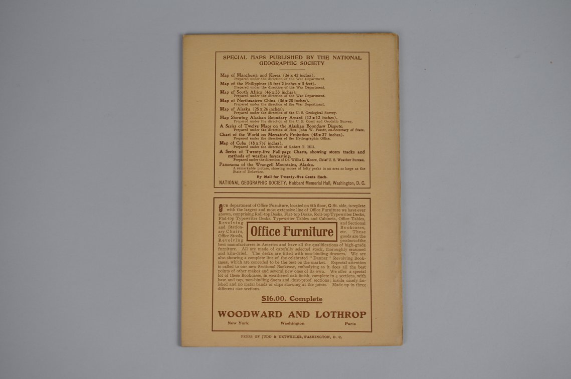 Vol. XV No.4 – April 1904 National Geographic, photo 2 of 3