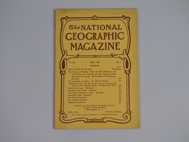 Vol. XV No.5 – May 1904 National Geographic