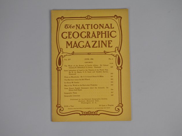 Vol. XV No.6 – June 1904 National Geographic