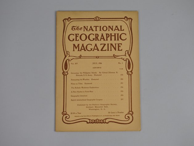 Vol. XV No.7 – July 1904 National Geographic