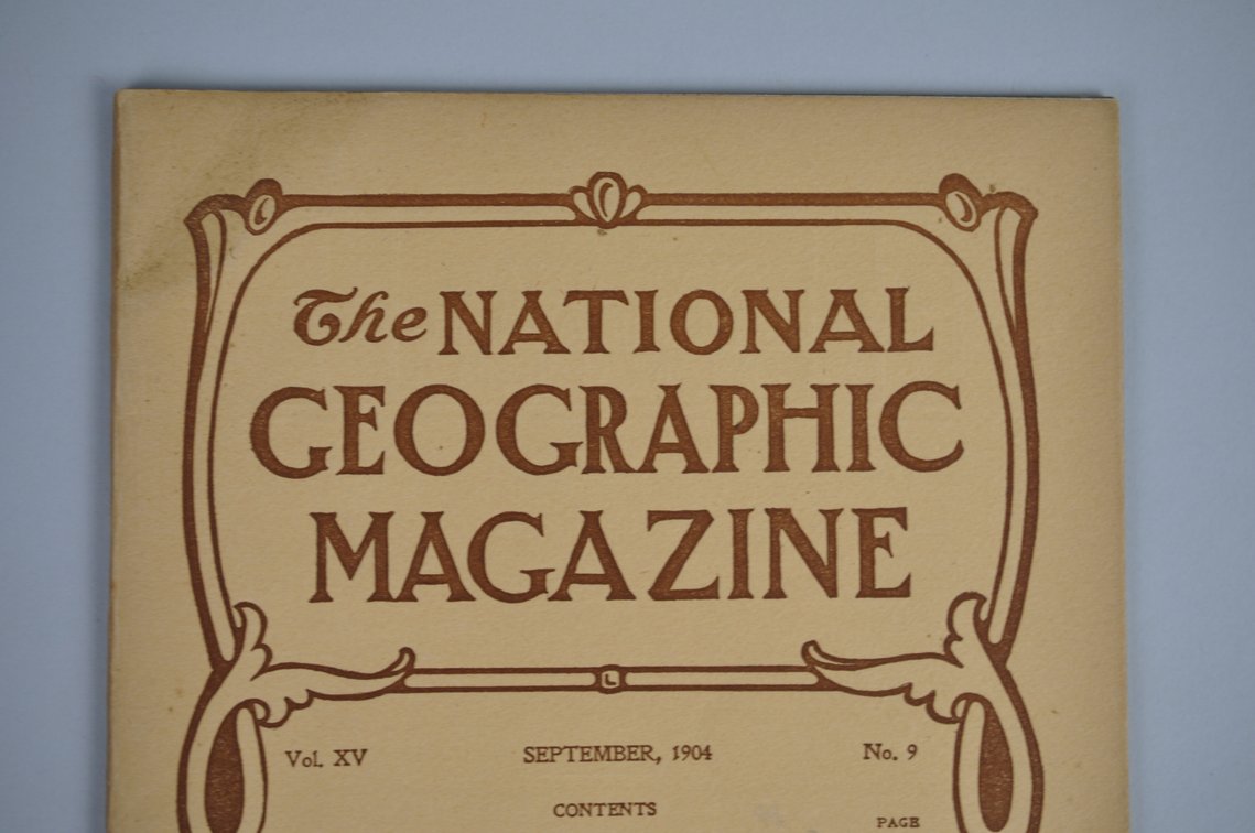 Vol. XV No.9 – September 1904 National Geographic, photo 3 of 3