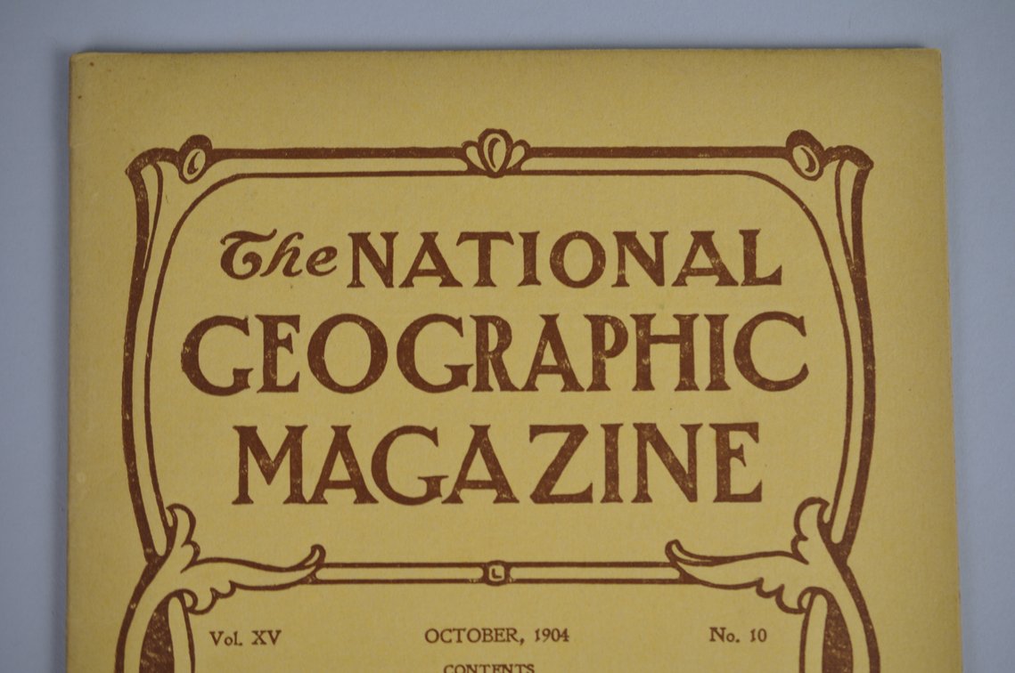 Vol. XV No.10 – October 1904 National Geographic, photo 3 of 3