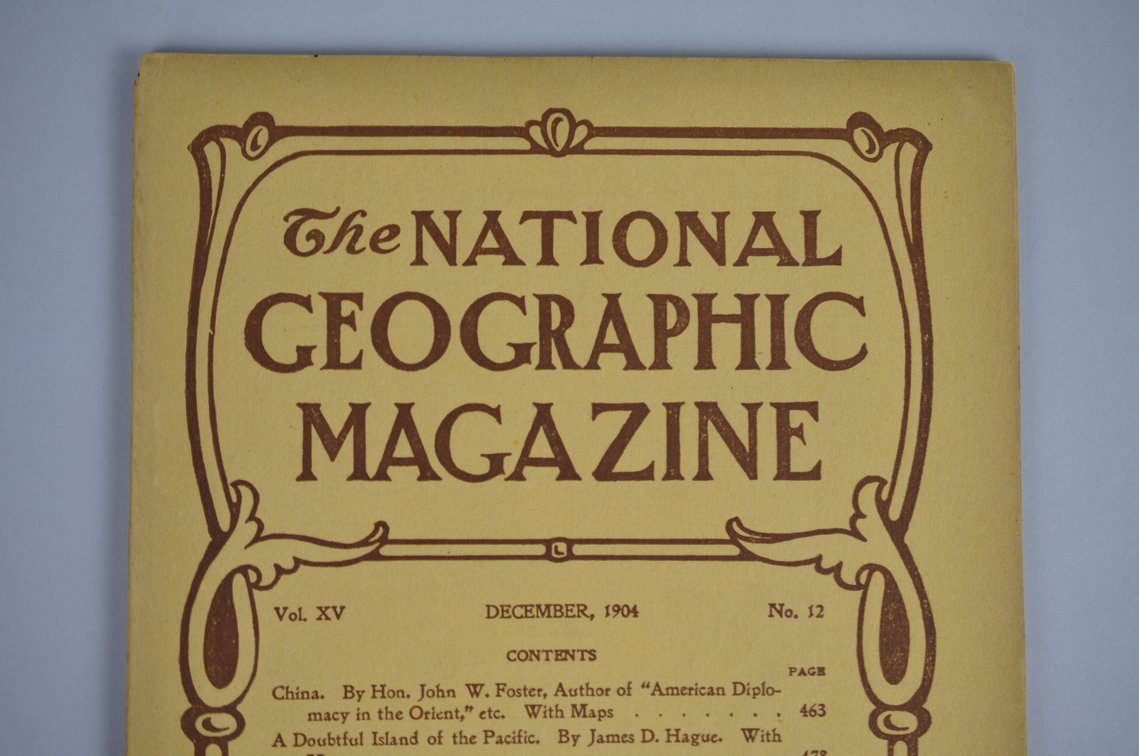 Vol. XV No.12 – December 1904 National Geographic, photo 3 of 3