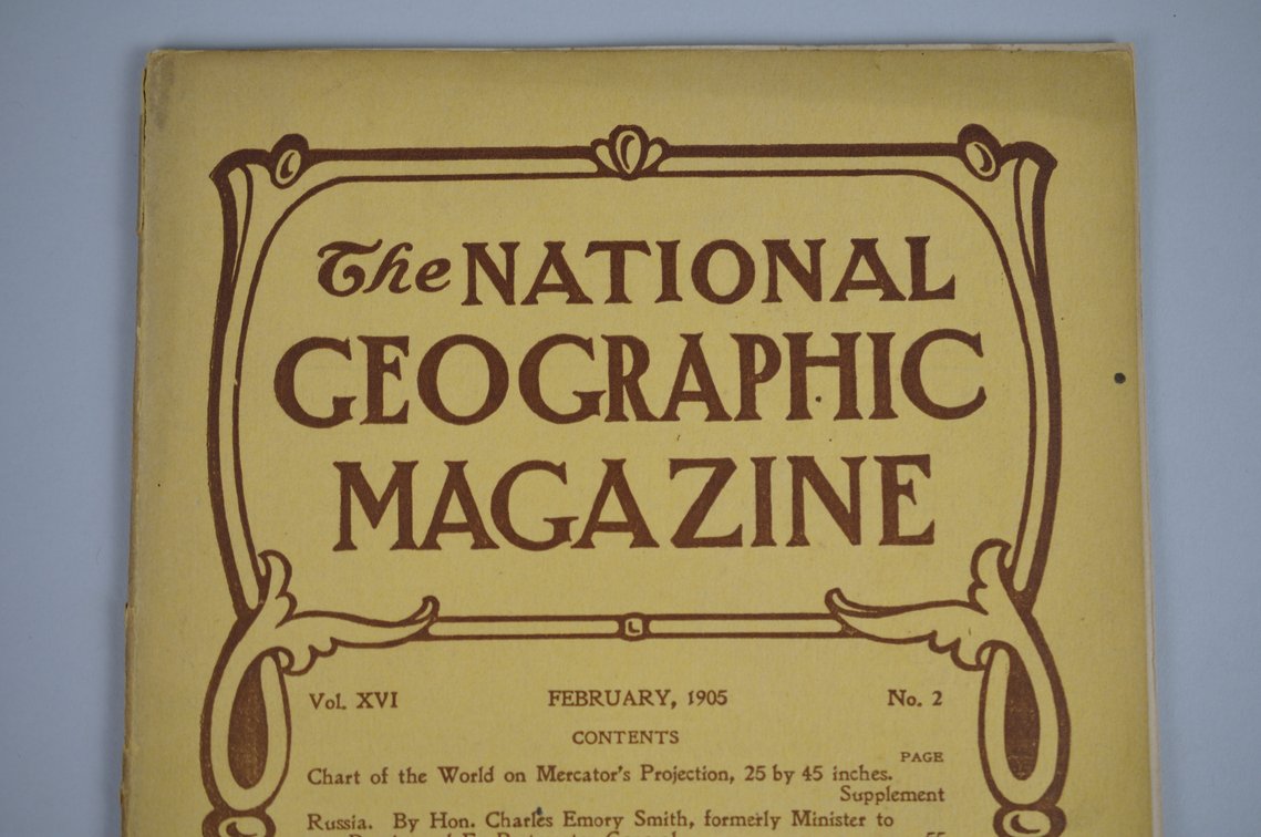Vol. XVI No.2 – February 1905 National Geographic, photo 3 of 3