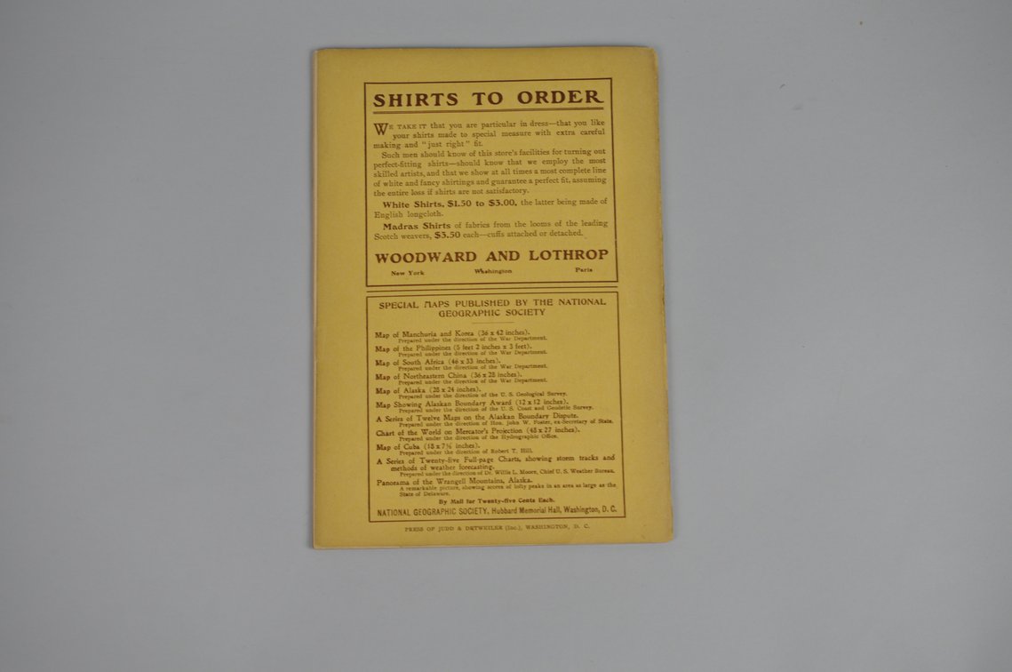 Vol. XVI No.2 – February 1905 National Geographic, photo 2 of 3