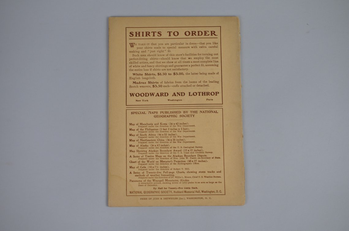 Vol. XVI No.3 – March 1905 National Geographic, photo 2 of 3