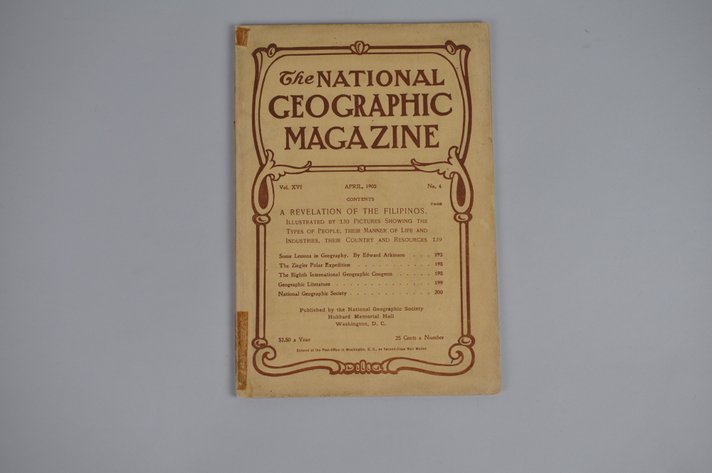 Vol. XVI No.4 – April 1905 National Geographic