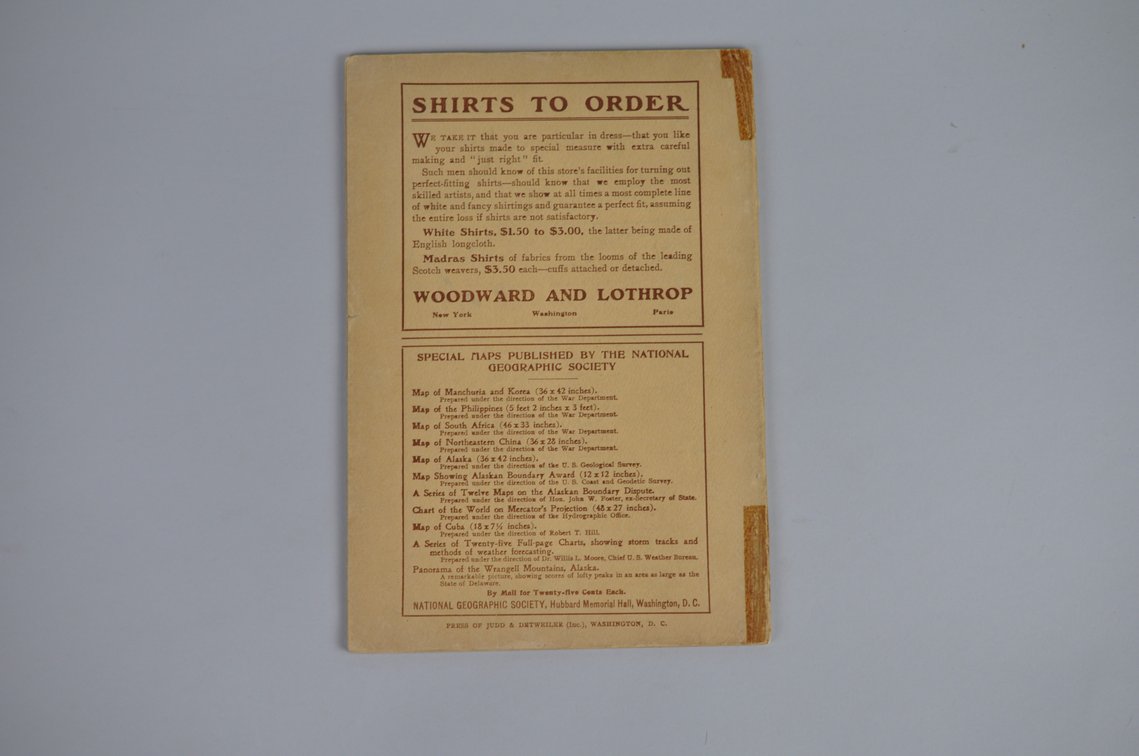 Vol. XVI No.4 – April 1905 National Geographic, photo 2 of 3