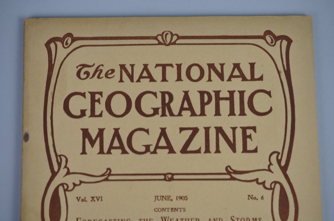 Vol. XVI No.6 – June 1905 National Geographic, photo 3 of 3