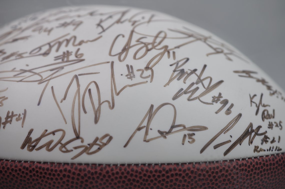 Nebraska Cornhuskers 2010 Team Signed Football, photo 11 of 12