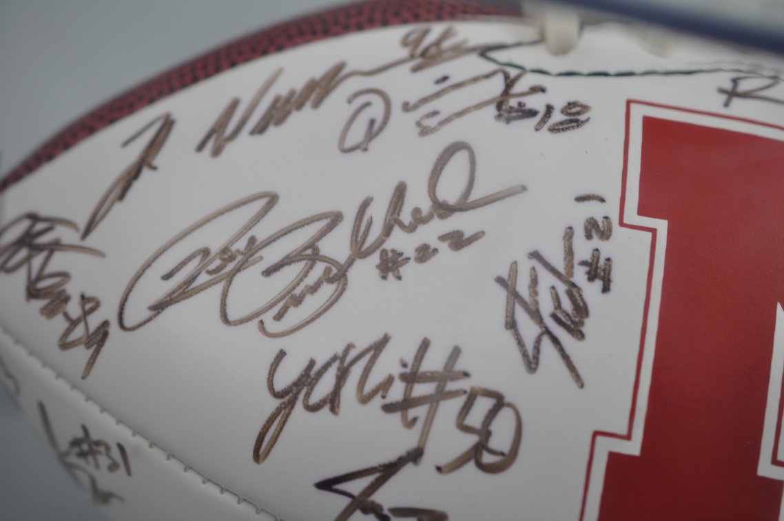 Nebraska Cornhuskers 2010 Team Signed Football, photo 8 of 12