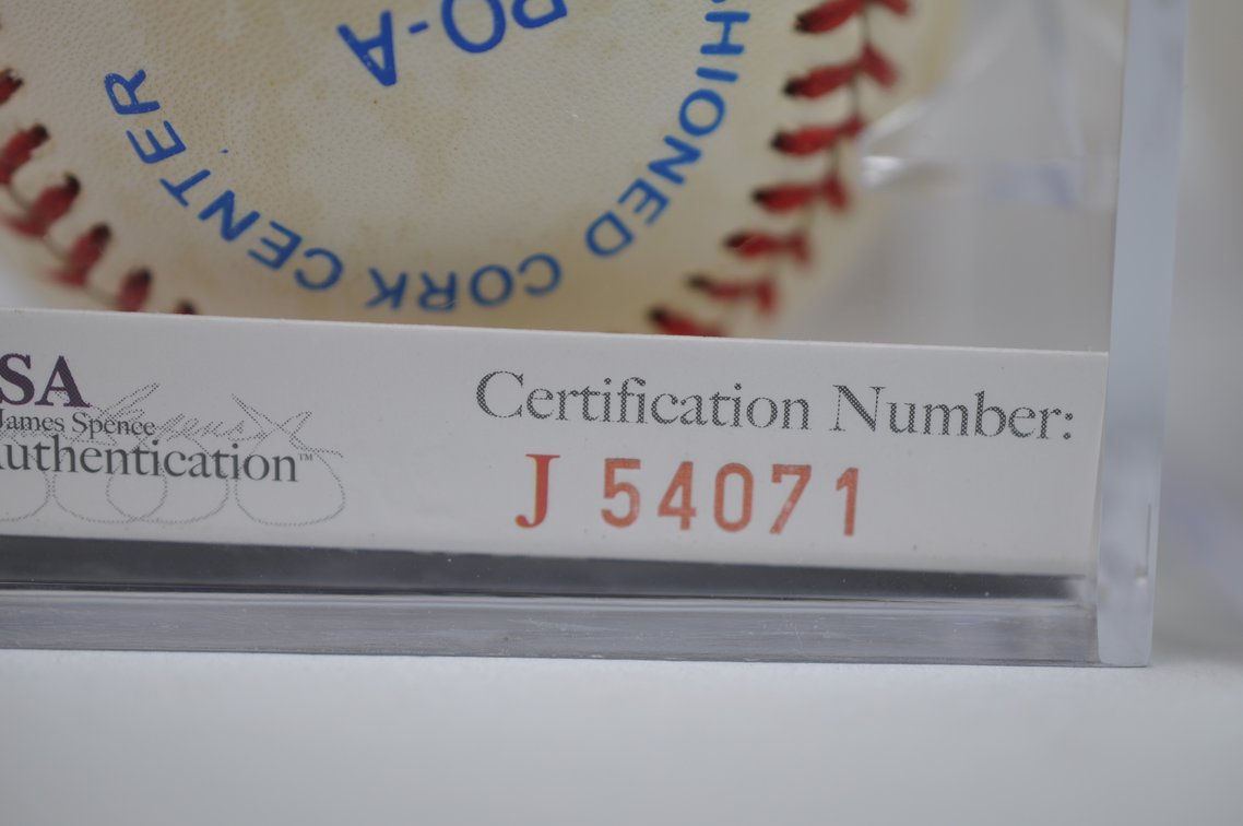 HOF Bob Gibson and Whitey Ford Signed Balls, photo 6 of 13