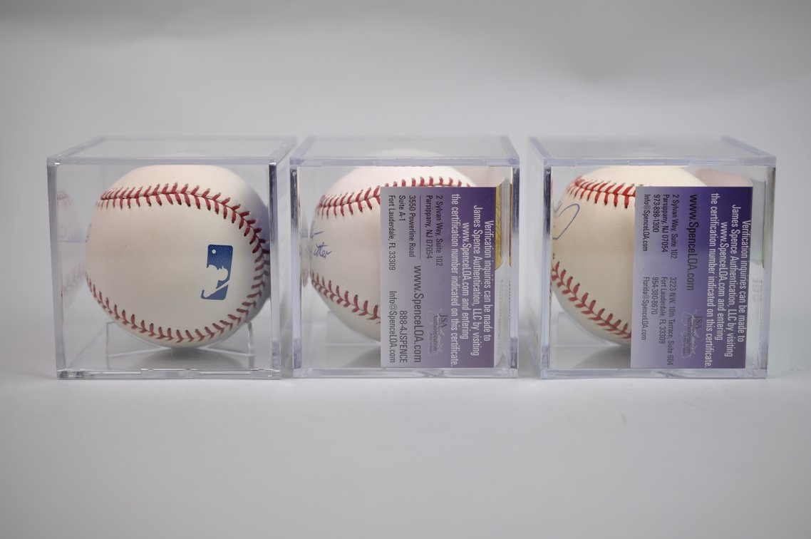 Baseballs Signed by Robinson, Feller, & Musial, photo 8 of 8