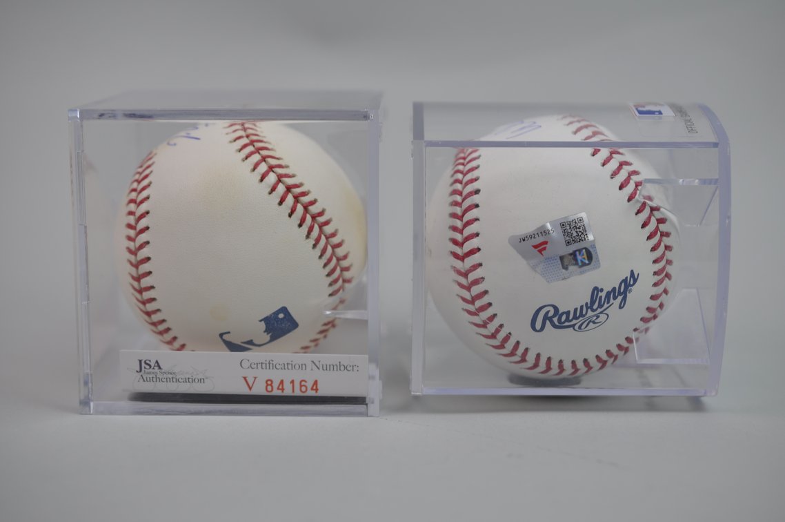 Signed Walker Buehler & Tom Glavine Baseballs, photo 6 of 9