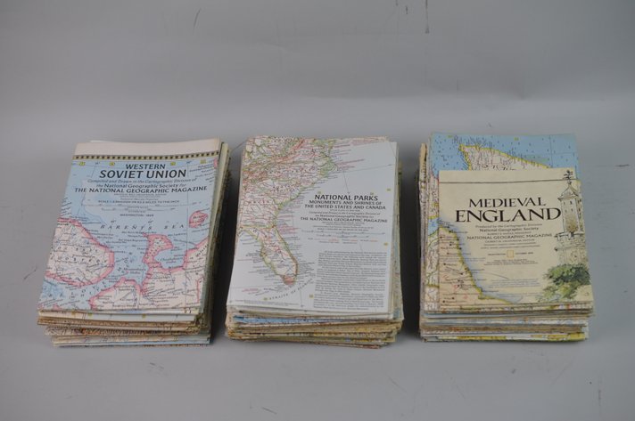 National Geographic Collection of 100 Maps
