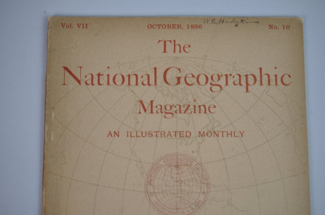 Vol. VII No. 10 – October 1896 National Geographic, photo 3 of 3