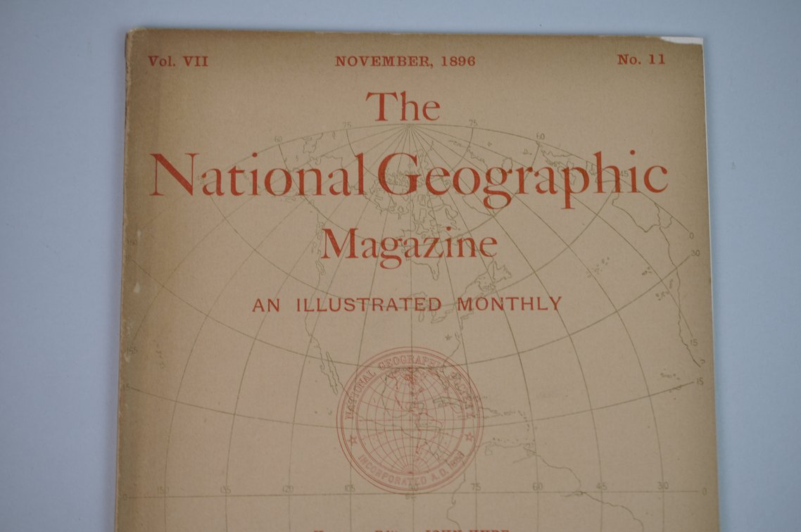 Vol. VII No. 11 – November 1896 National Geographic, photo 3 of 3