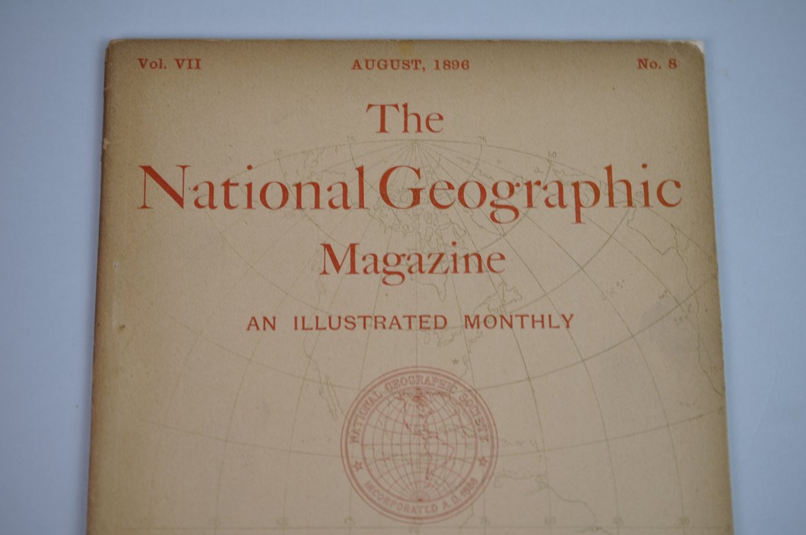 Vol. VII No. 8 – August 1896 National Geographic, photo 3 of 3