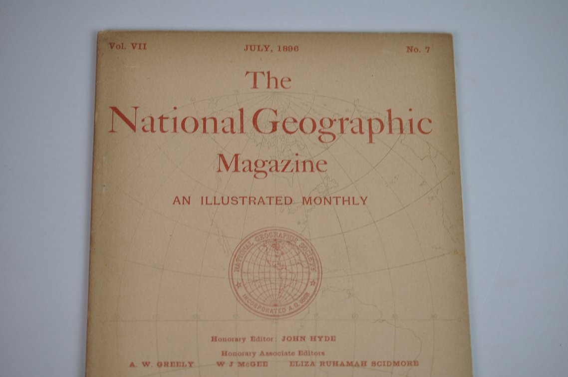 Vol. VII No. 7 – July 1896 National Geographic, photo 3 of 3