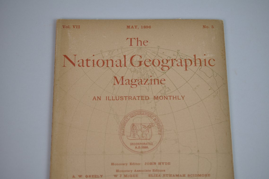 Vol. VII No. 5 – May 1896 National Geographic, photo 3 of 3