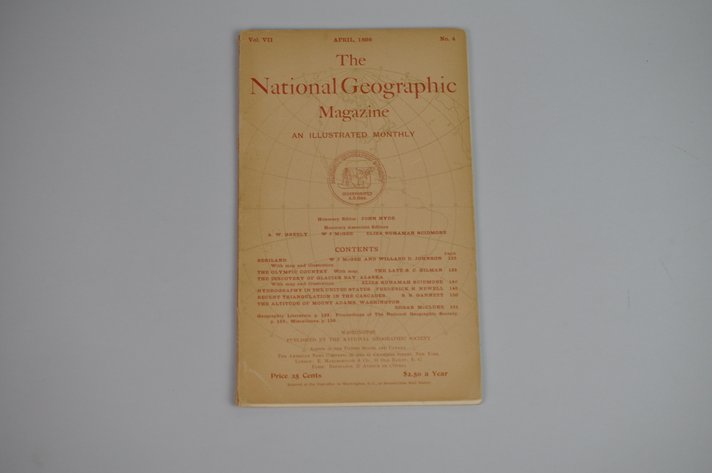 Vol. VII No. 4 – April 1896 National Geographic