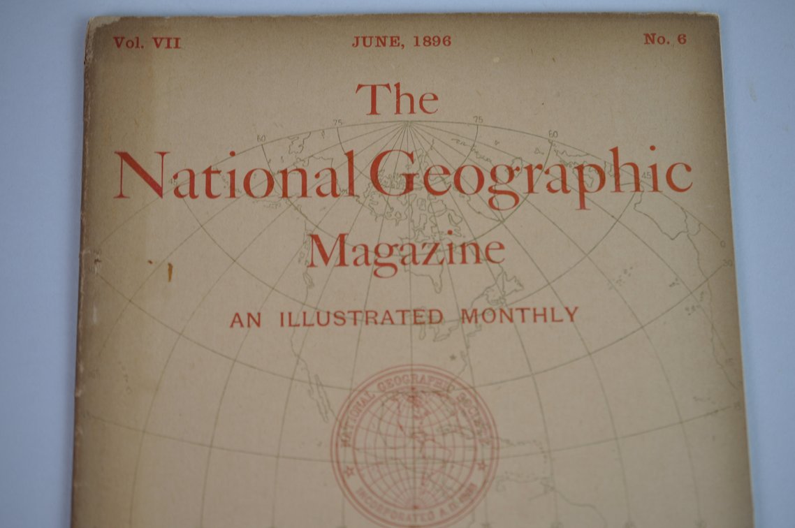 Vol. VII No. 6 – June 1896 National Geographic, photo 3 of 3