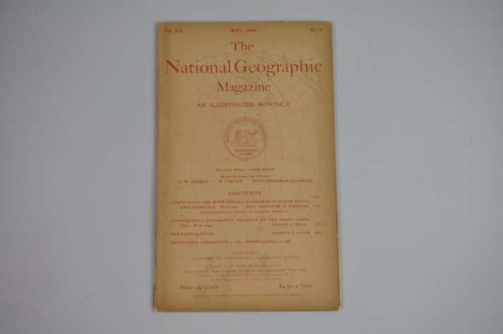 Vol. VII No. 5 – May 1896 National Geographic