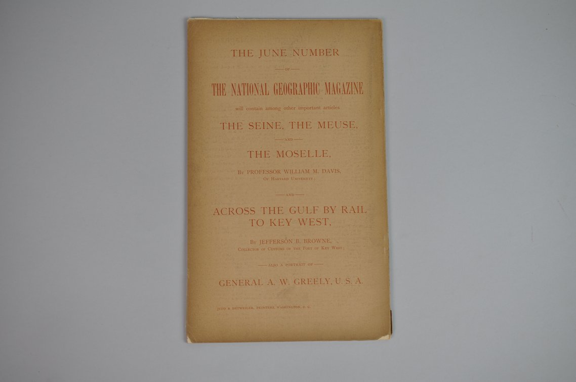 Vol. VII No. 5 – May 1896 National Geographic, photo 2 of 3