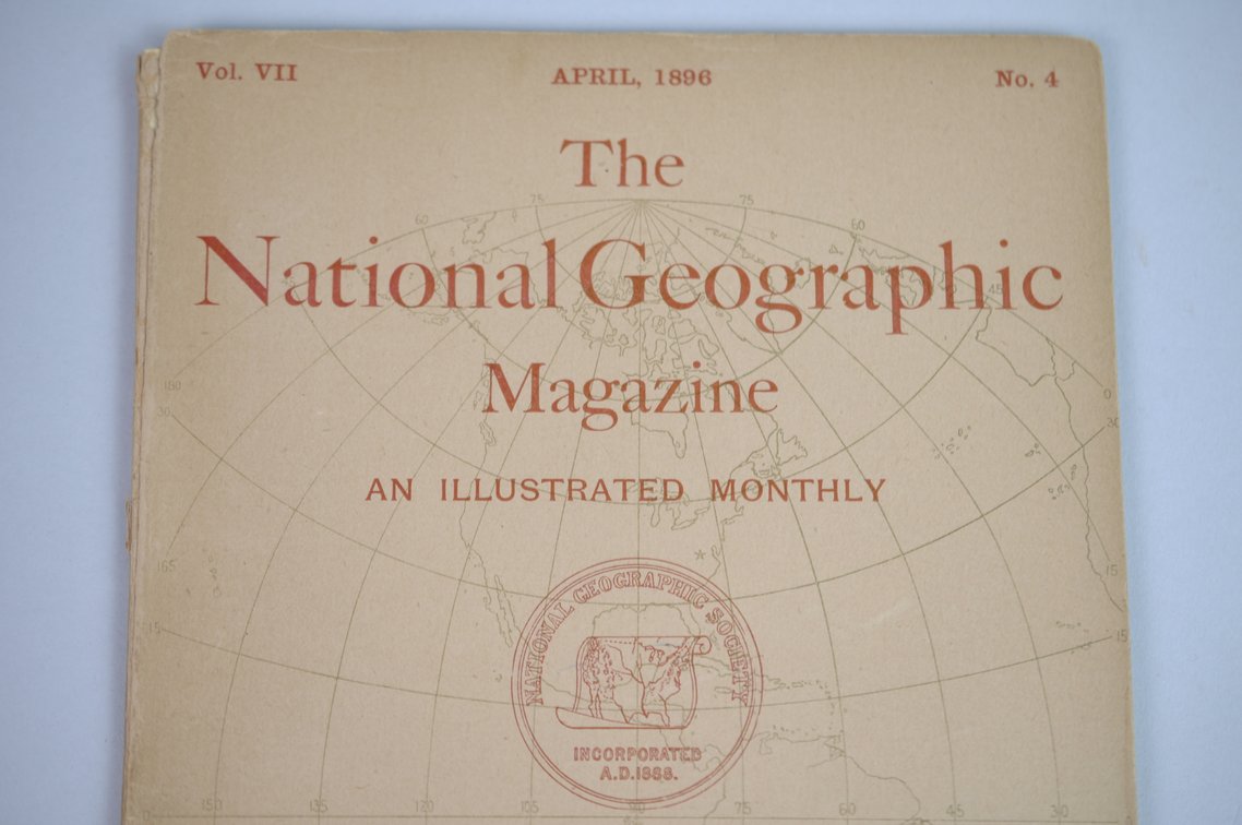 Vol. VII No. 4 – April 1896 National Geographic, photo 3 of 3