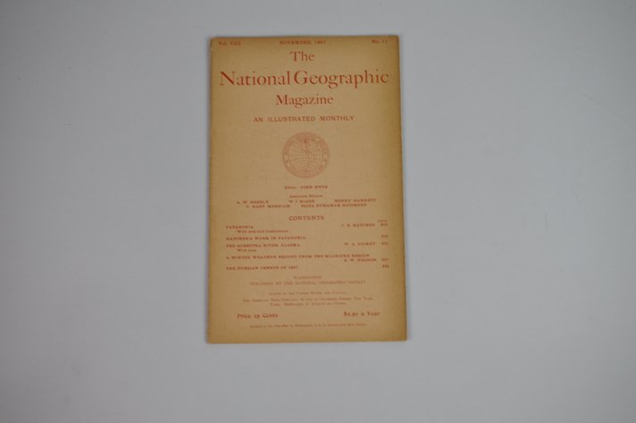 Vol. VIII No. 11 – November 1897 National Geographic