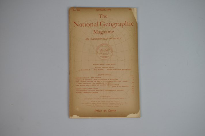 Vol. VII No. 1 – January 1896 National Geographic