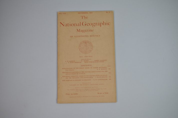Vol. VIII No. 9 – September 1897 National Geographic